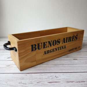 Organizador de madera de pino 30x10