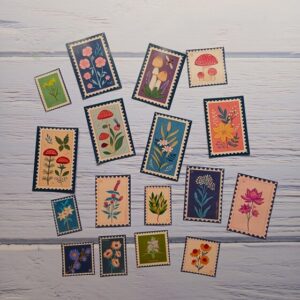 Stickers estampilla