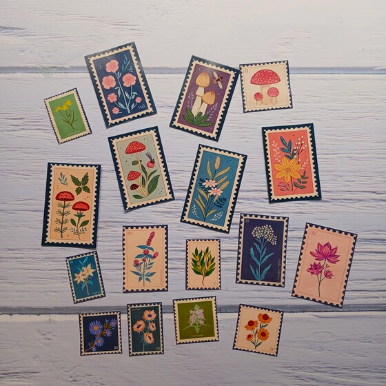 Stickers estampilla